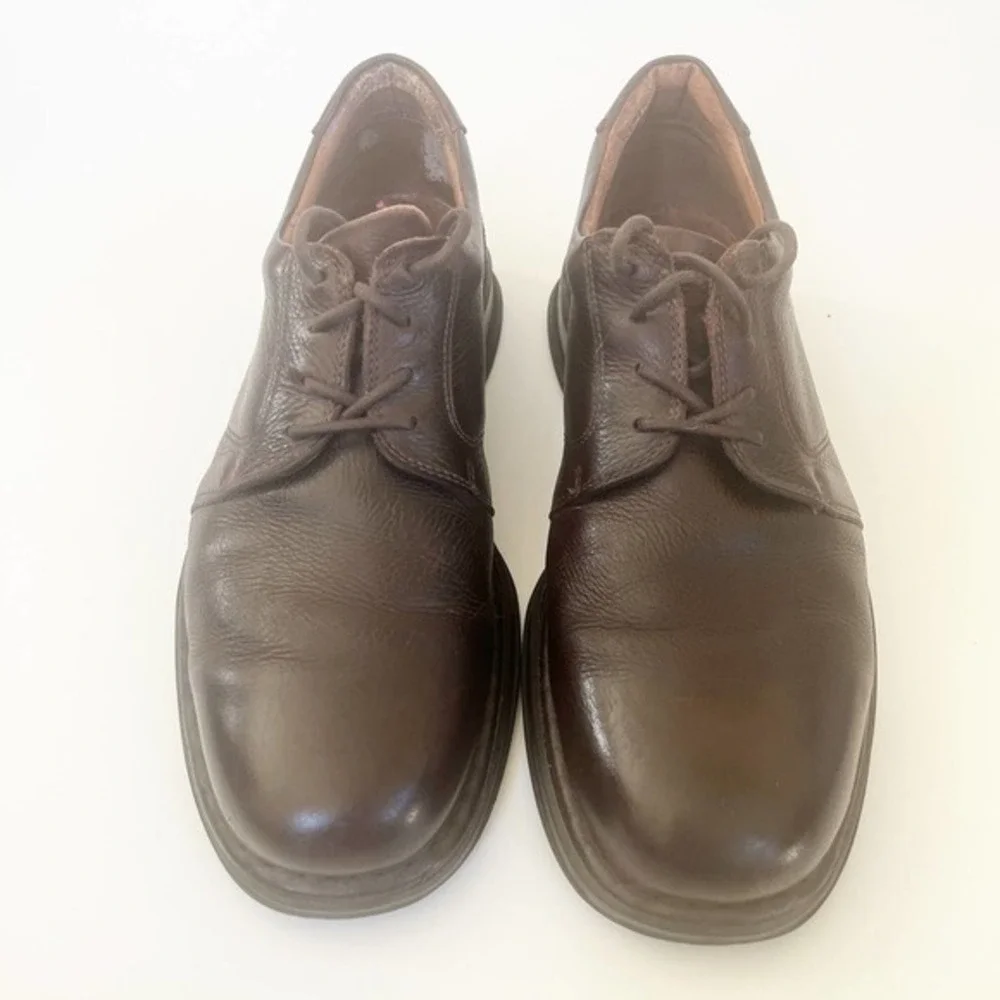 Johnston & Murphy SHULER Men Shoes Size 12 M Brown‎ Leather Lace Up